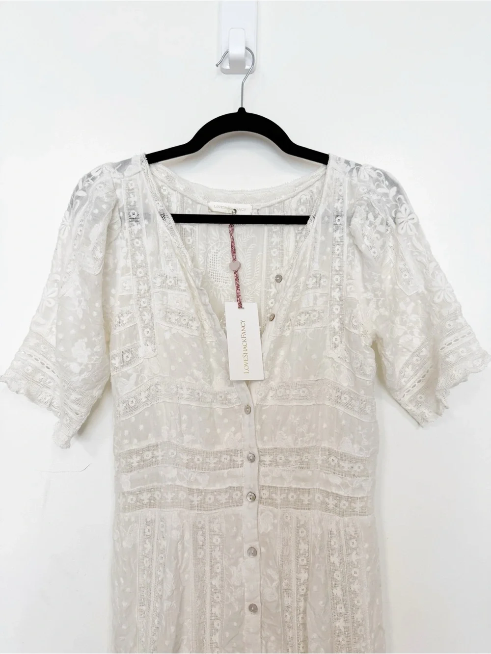 NWT NEW Loveshackfancy Minka Heritage Maxi Dress Size 2 - Picture 8 of 13